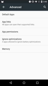 Fotografía - [Android M Característica Spotlight] La baja potencia-Mode Doze puede ser encendido y apagado en una base por-App